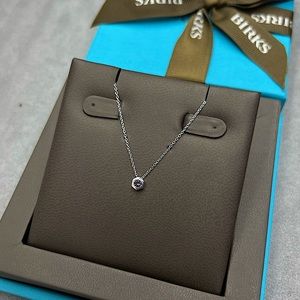 Birks Bee Chic Amethyst & Silver Necklace (BNWT)